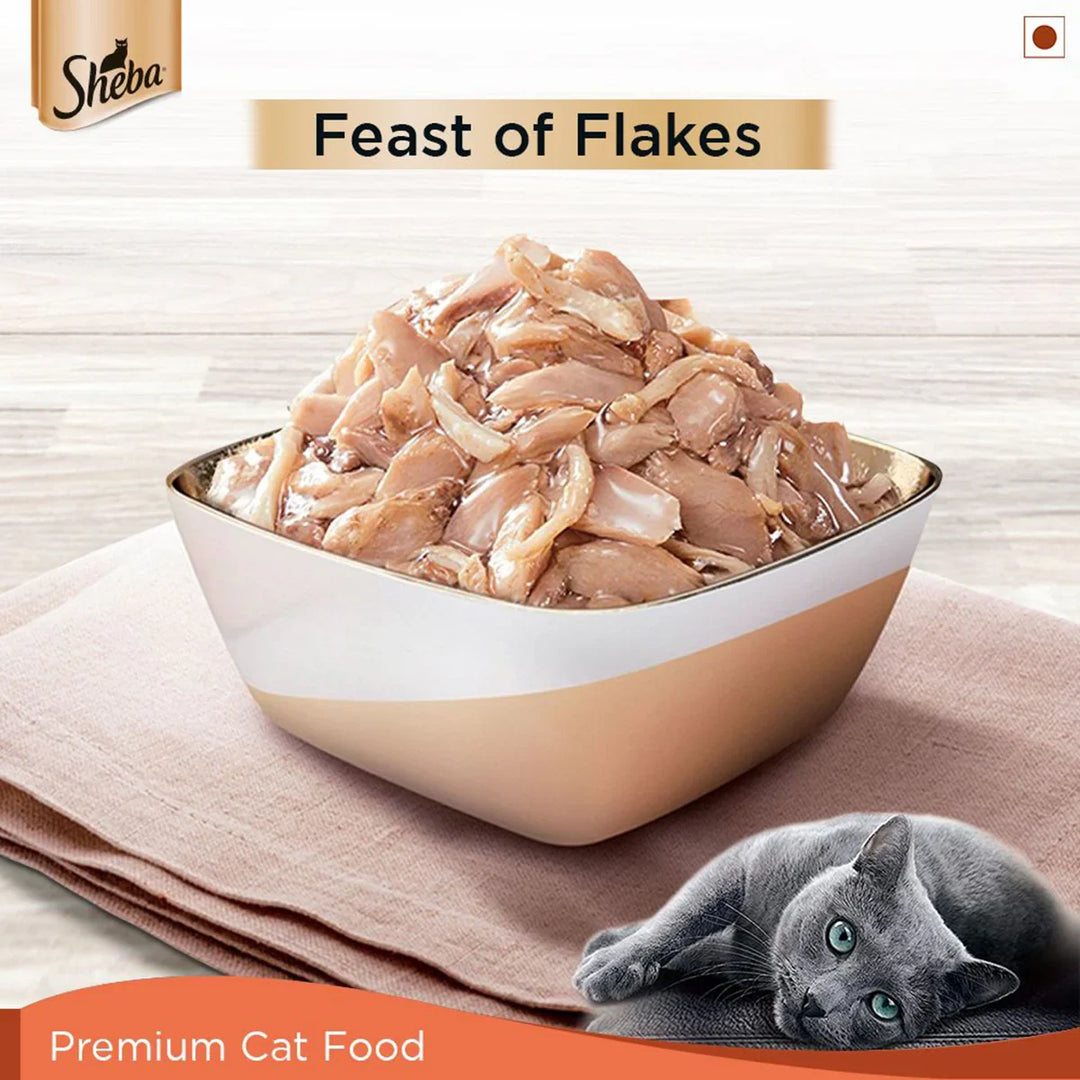 Sheba Rich Fish with Sasami Premium Wet Cat Food - All Breed Adult - 35g - Zigly