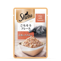 Sheba Rich Fish with Sasami Premium Wet Cat Food - All Breed Adult - 35g - Zigly
