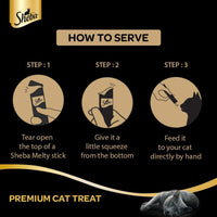 Sheba Melty Sasami Chicken Flavour Cat Creamy Treat - All Breed Adult - 48g - Zigly