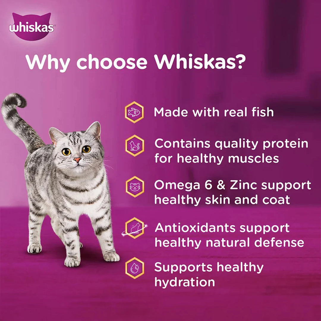 Whiskas Adult Tuna in Jelly Wet Cat Food - 80g - Zigly