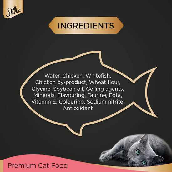 Sheba Rich Premium Chicken Loaf Fine Wet Cat Food - All Breed Kitten (2-12 Months) - 70g - Zigly