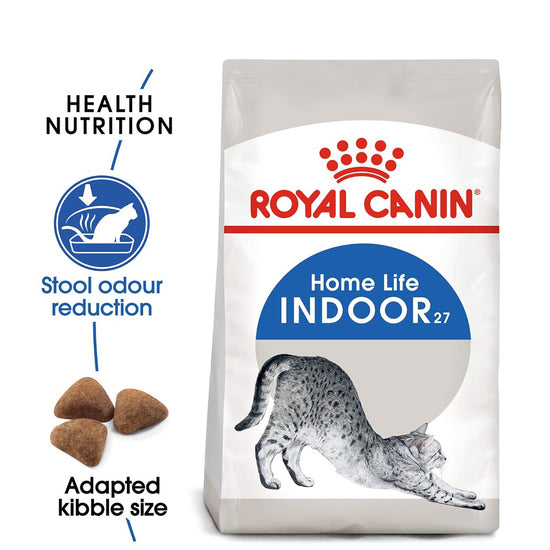 Royal Canin Indoor 27 Adult Dry Cat Food - All Breed - 400g - Zigly