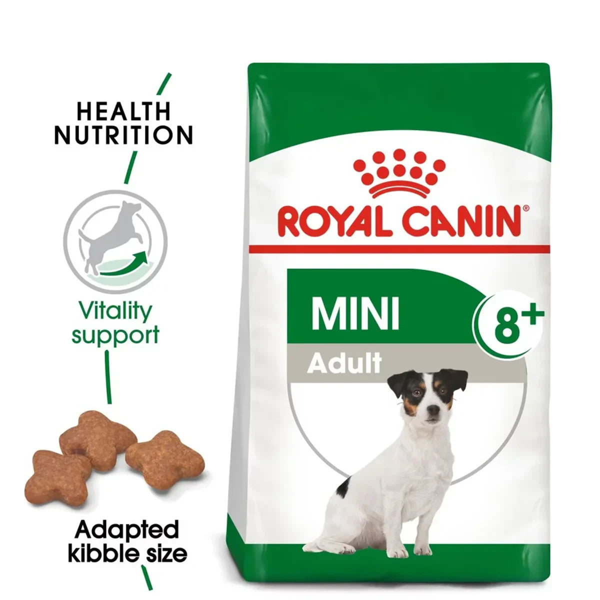 Royal Canin Mini Adult 8+ Dry Dog Food - 2kg - Zigly