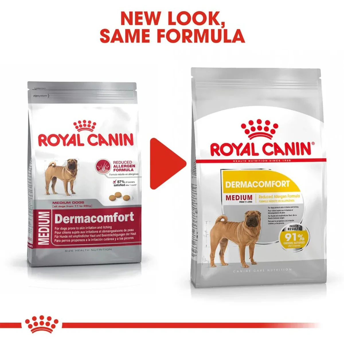 Royal Canin Medium Dermacomfort Adult Dog Dry Food - 3kg - Zigly