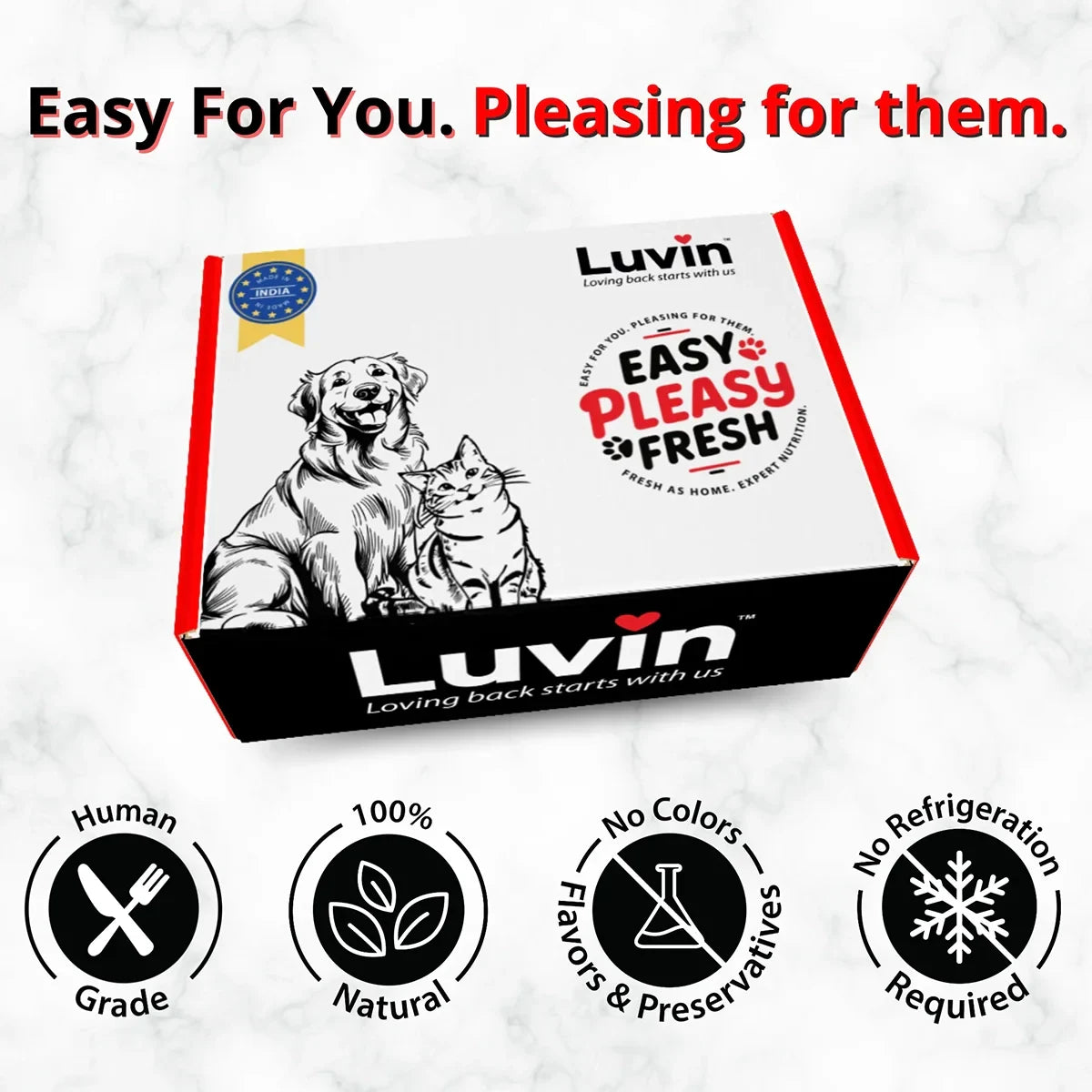 Luvin Chicken Bone Broth for Cats  80ml (Pack of 6) - Zigly