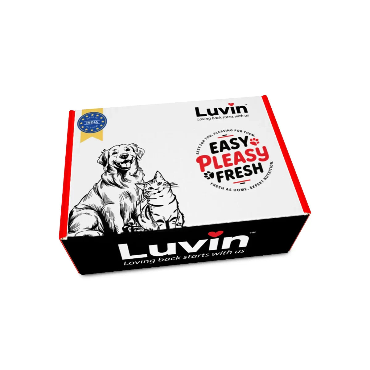 Luvin Chicken Bone Broth for Cats  80ml (Pack of 6) - Zigly