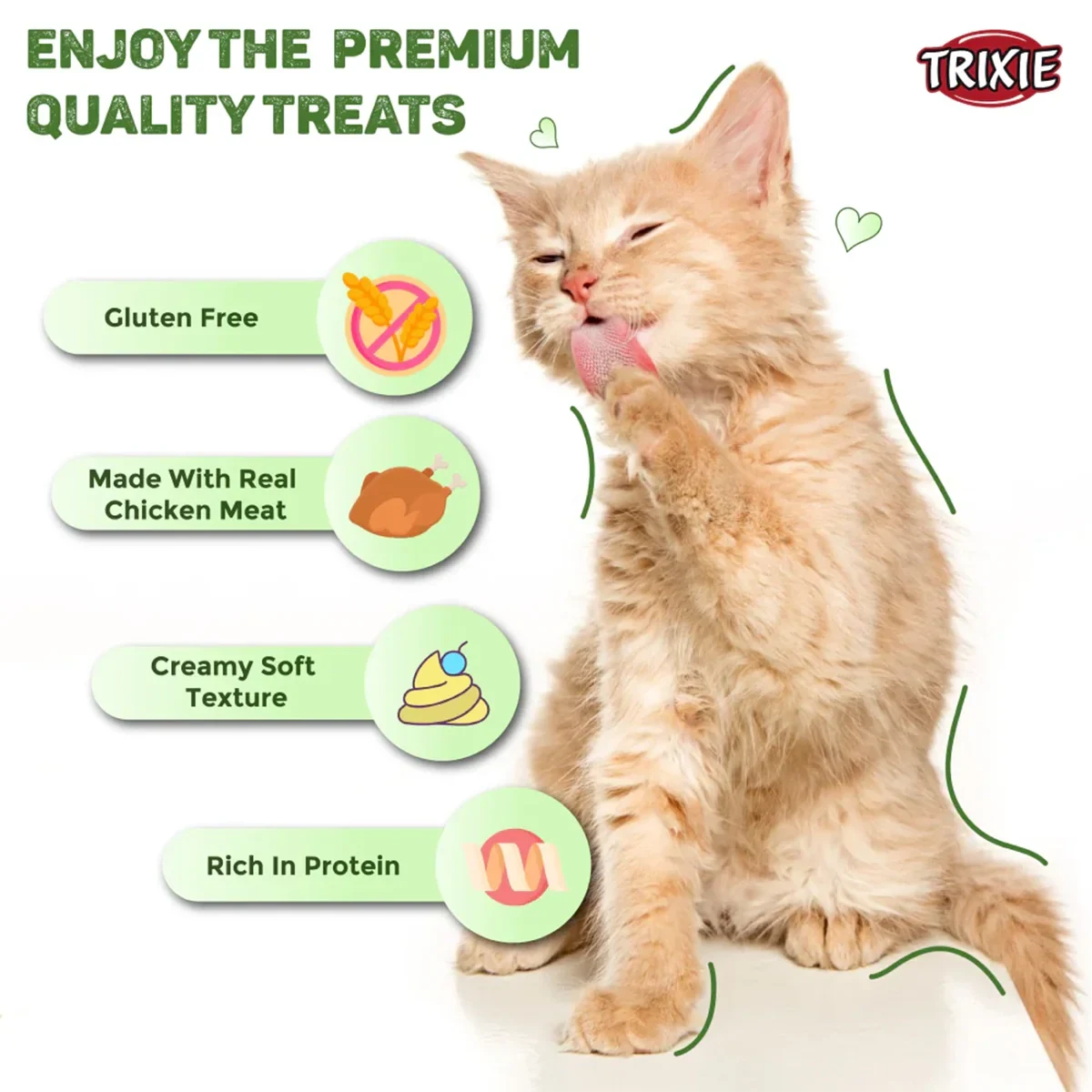 Trixie Creamy Snack With Chicken Cat Treats - 70g - Zigly