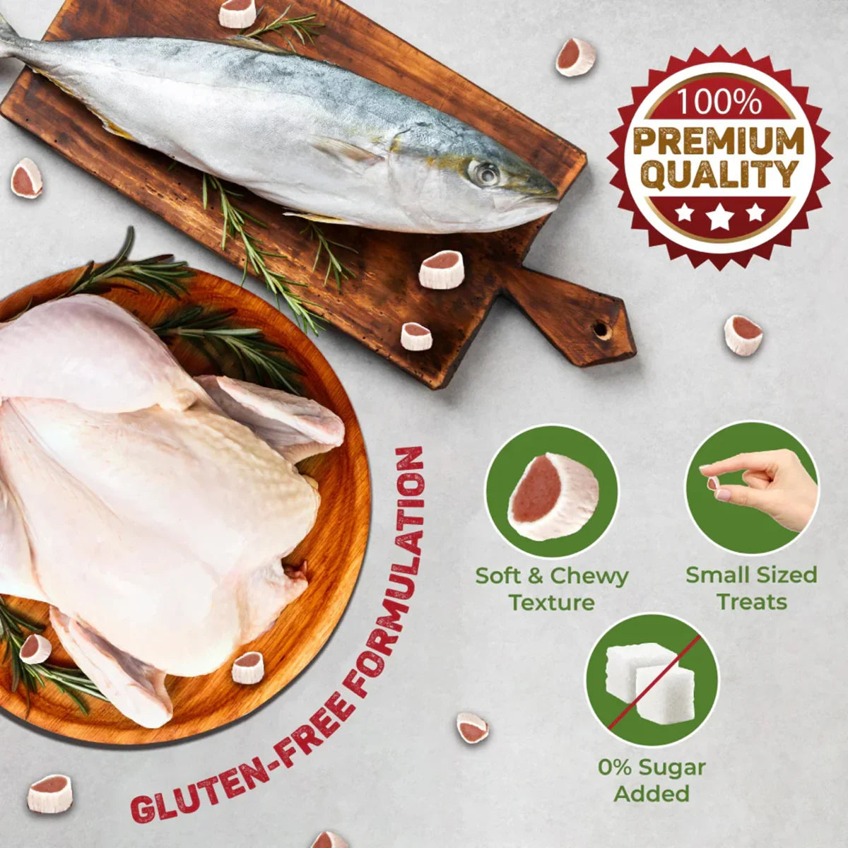 Trixie Premio Fish Chicken Rolls Cat Treat - 50g - Zigly