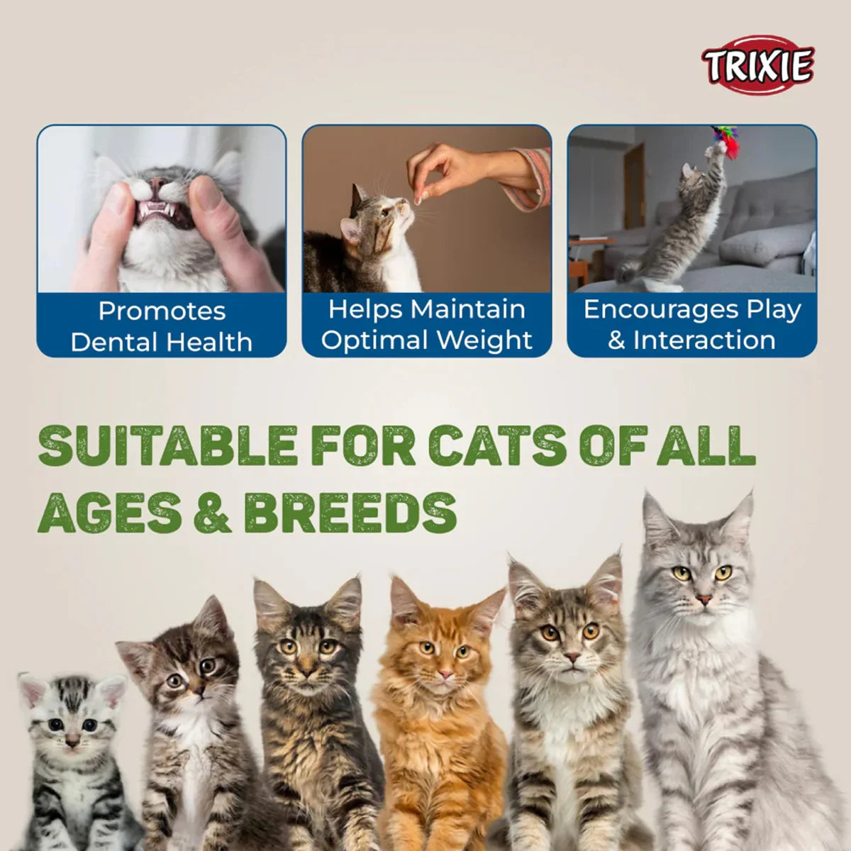 Trixie Premio Chicken Cubes Cat Treat - 50g - Zigly