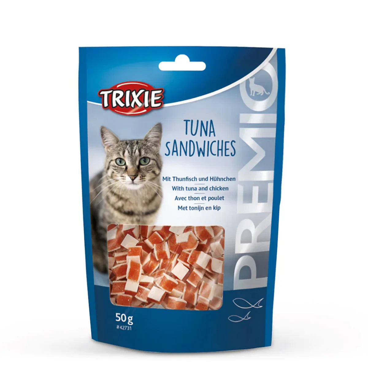 Trixie Premio Tuna Sandwiches Cat Treat - 50g - Zigly