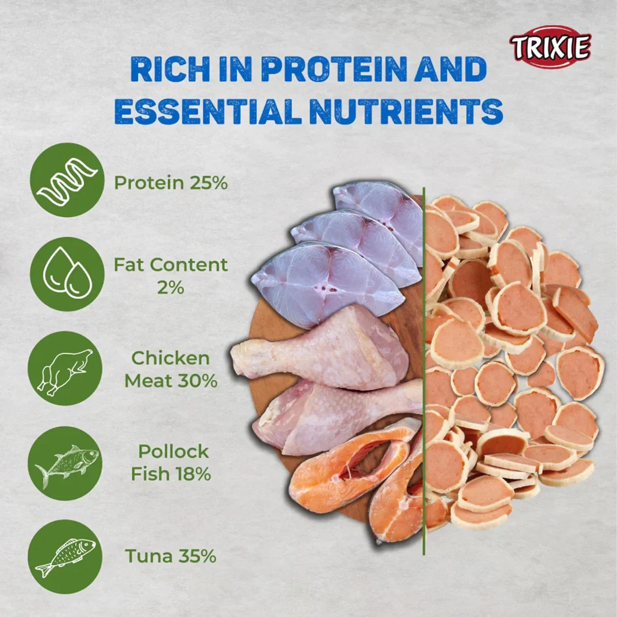 Trixie Premio Tuna Rolls Cat Treat - 50g - Zigly