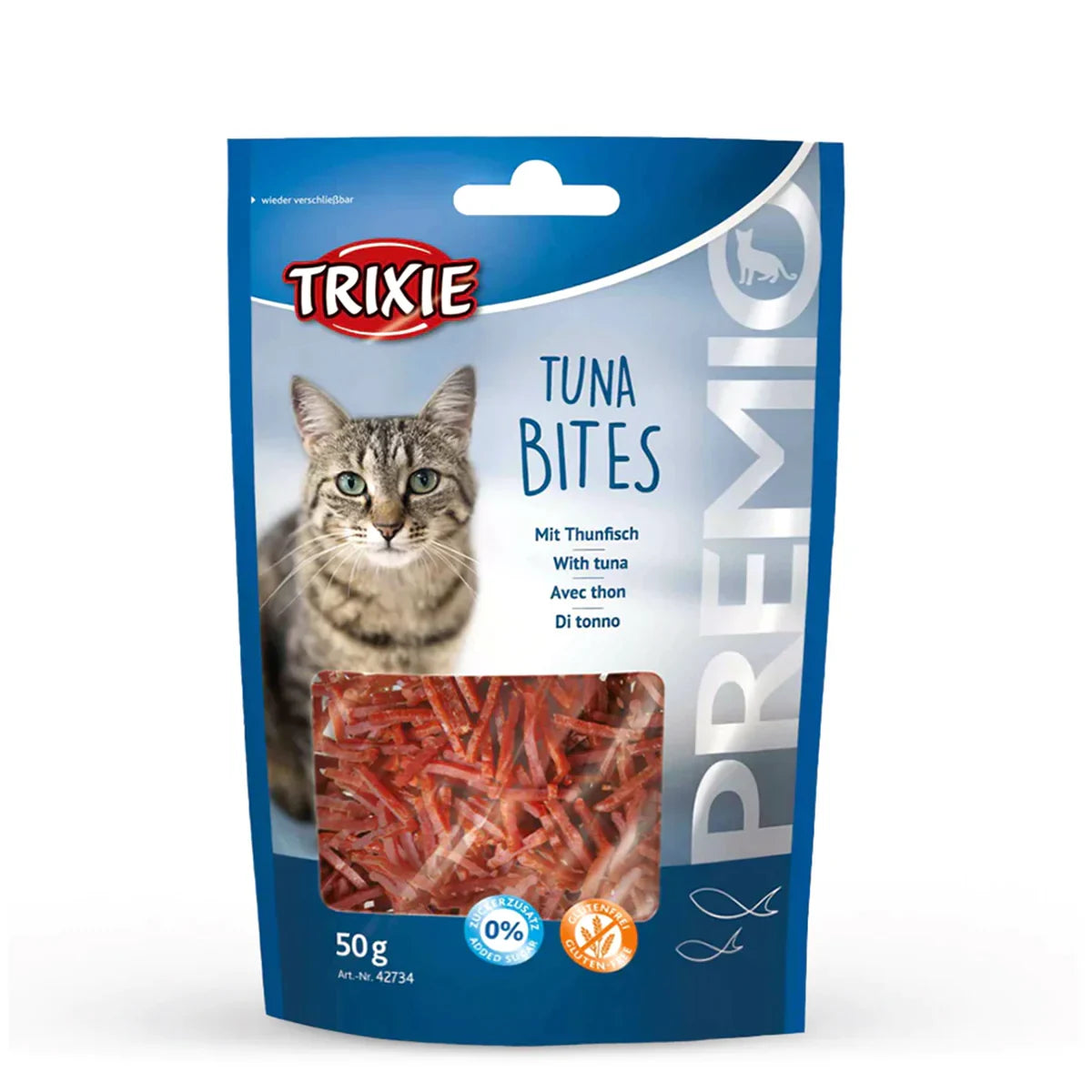 Trixie Premio Tuna Bites Cat Treat - 50g - Zigly