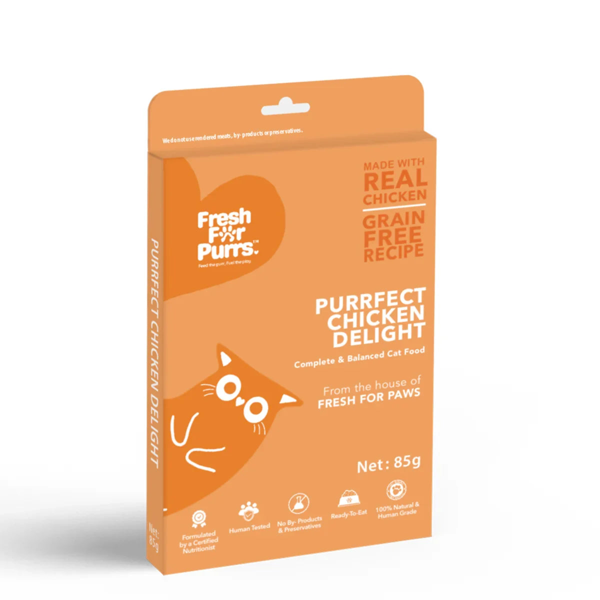 Fresh For Purr Purrfect Chicken Delight Wet Cat Food - 85g - Zigly