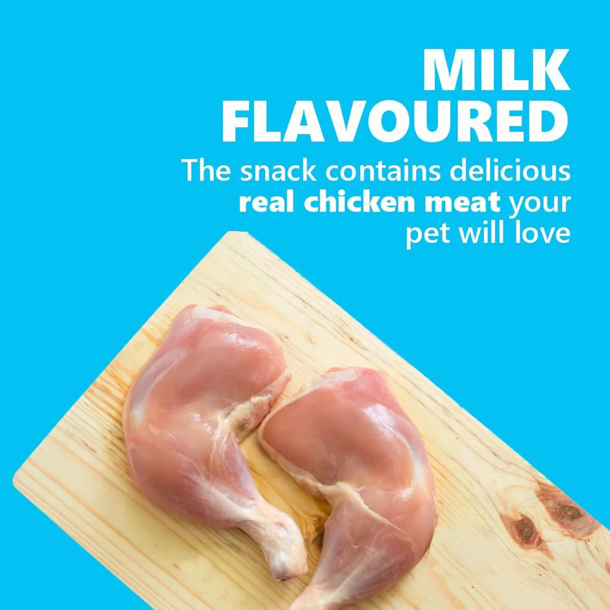 JerHigh Milk Stix Dog Meaty Treat - 100g - Zigly