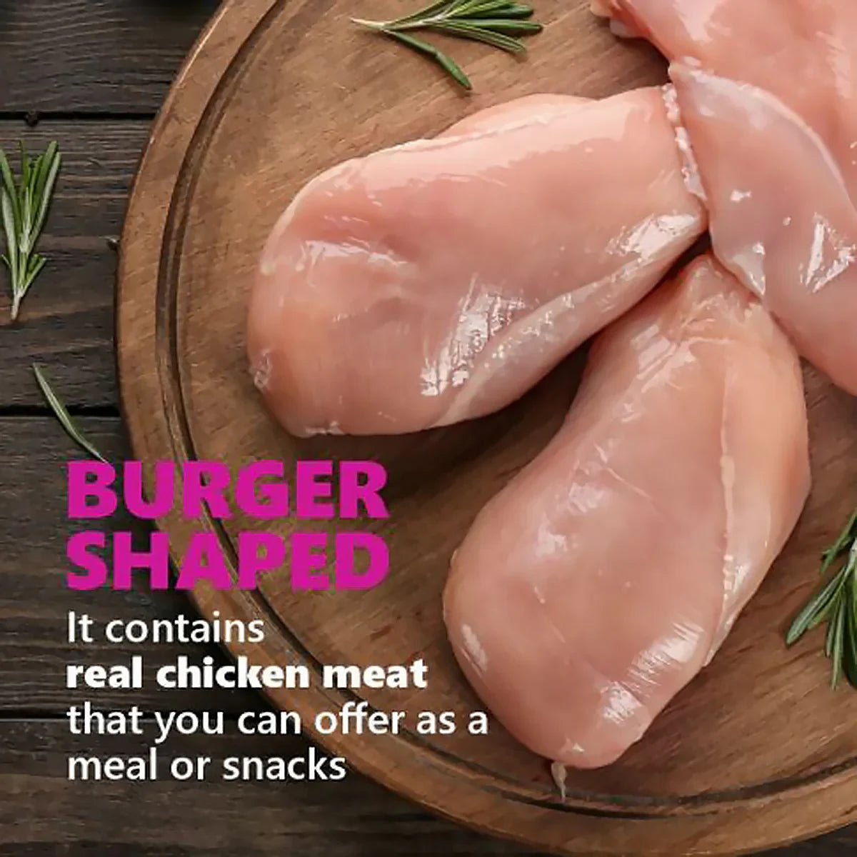 JerHigh Mini Burger Dog Meaty Treat - 100g - Zigly