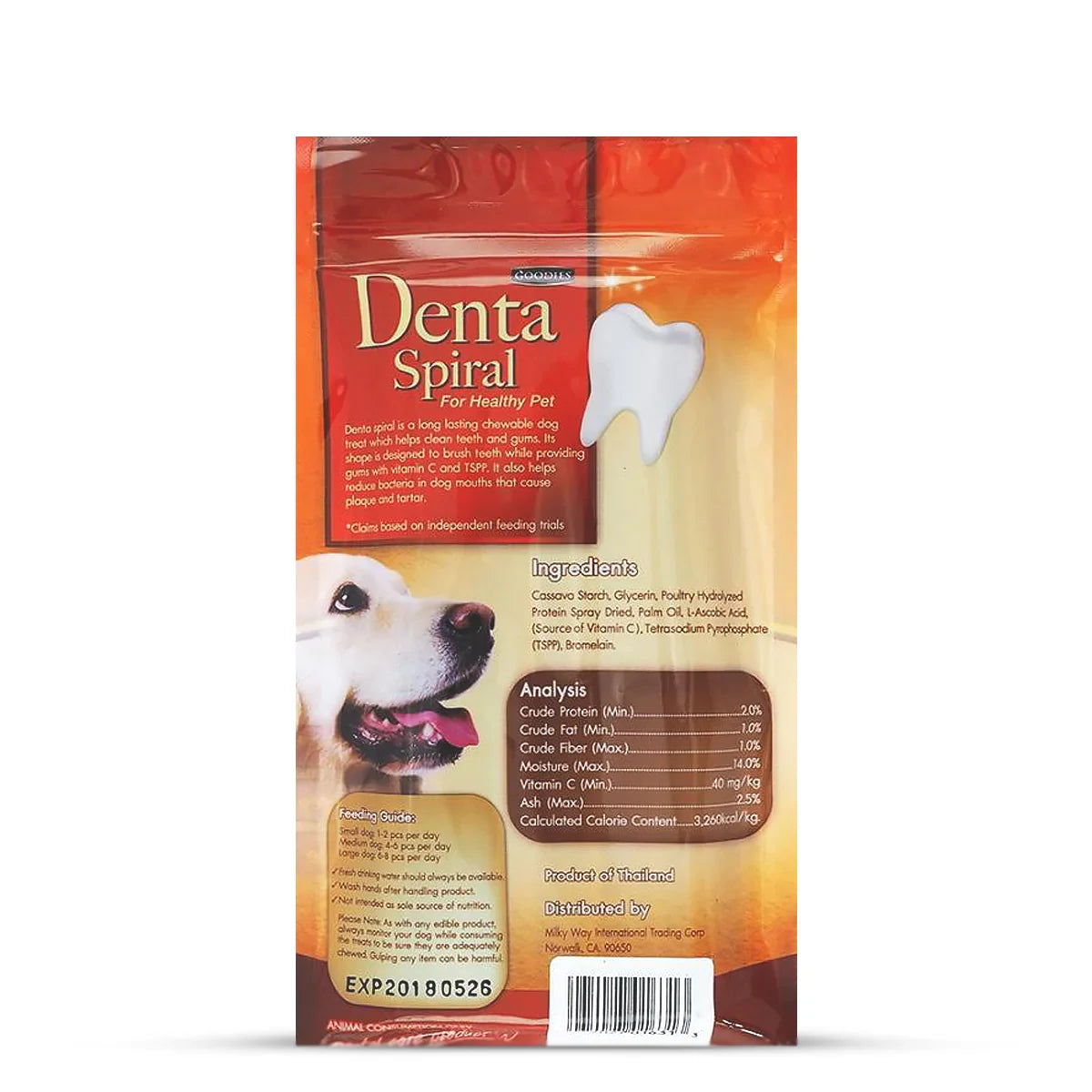 Goodies Grain Free Spiral Dental Dog Treat - Zigly