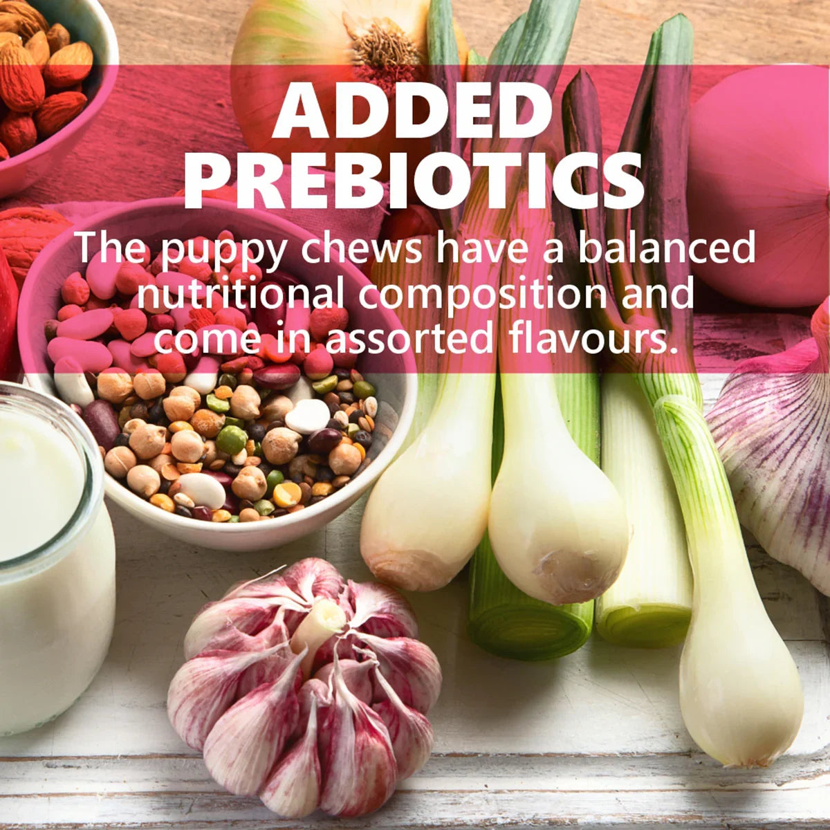 Gnawlers Howbone Dog Snack Mini 30-in-1 Milk Dog Treat  270g - Zigly