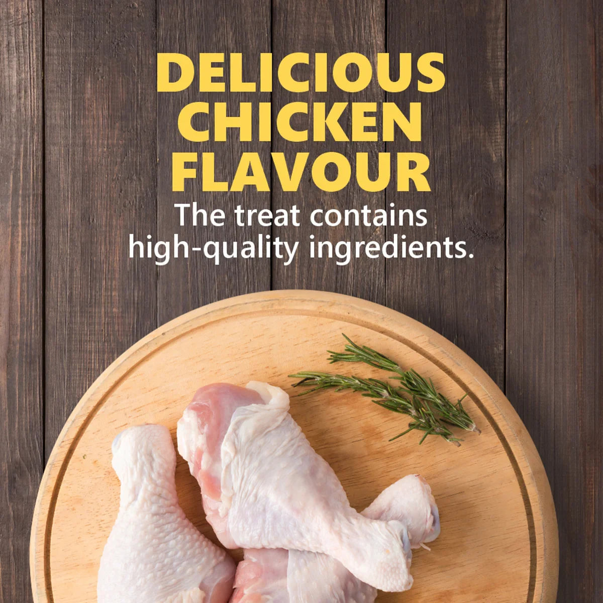 Gnawlers Calcium Chicken Sticks No Meat with Added Calcium Dog Dental Treat - 270g - Zigly