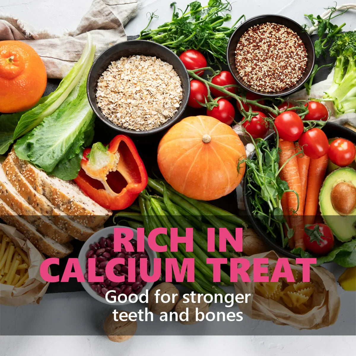 Gnawlers Calcium Milk Sticks No Meat with Added Calcium Dog Dental Treat - 270g - Zigly