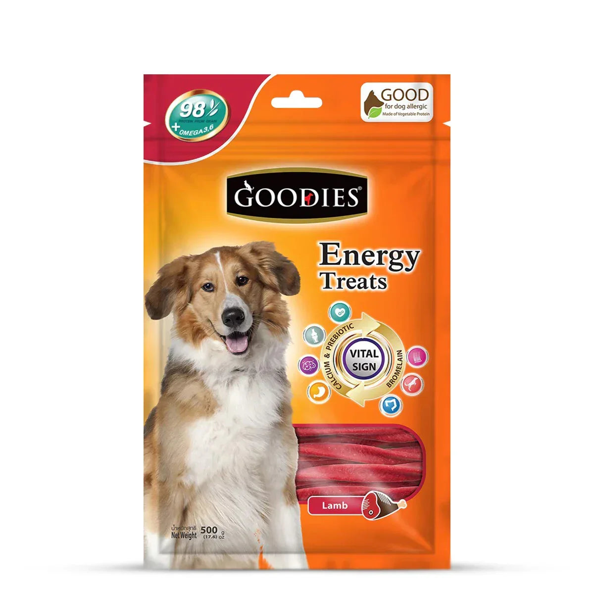 Goodies Energy Treats Lamb Flavour Dog Dental Treat - Zigly