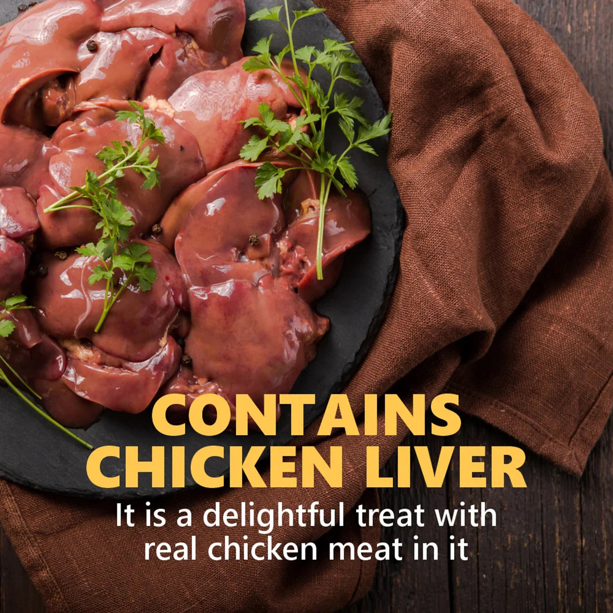 Goodies Energy Treats Chicken Liver Flavour Dog Dental Treat - 500g - Zigly