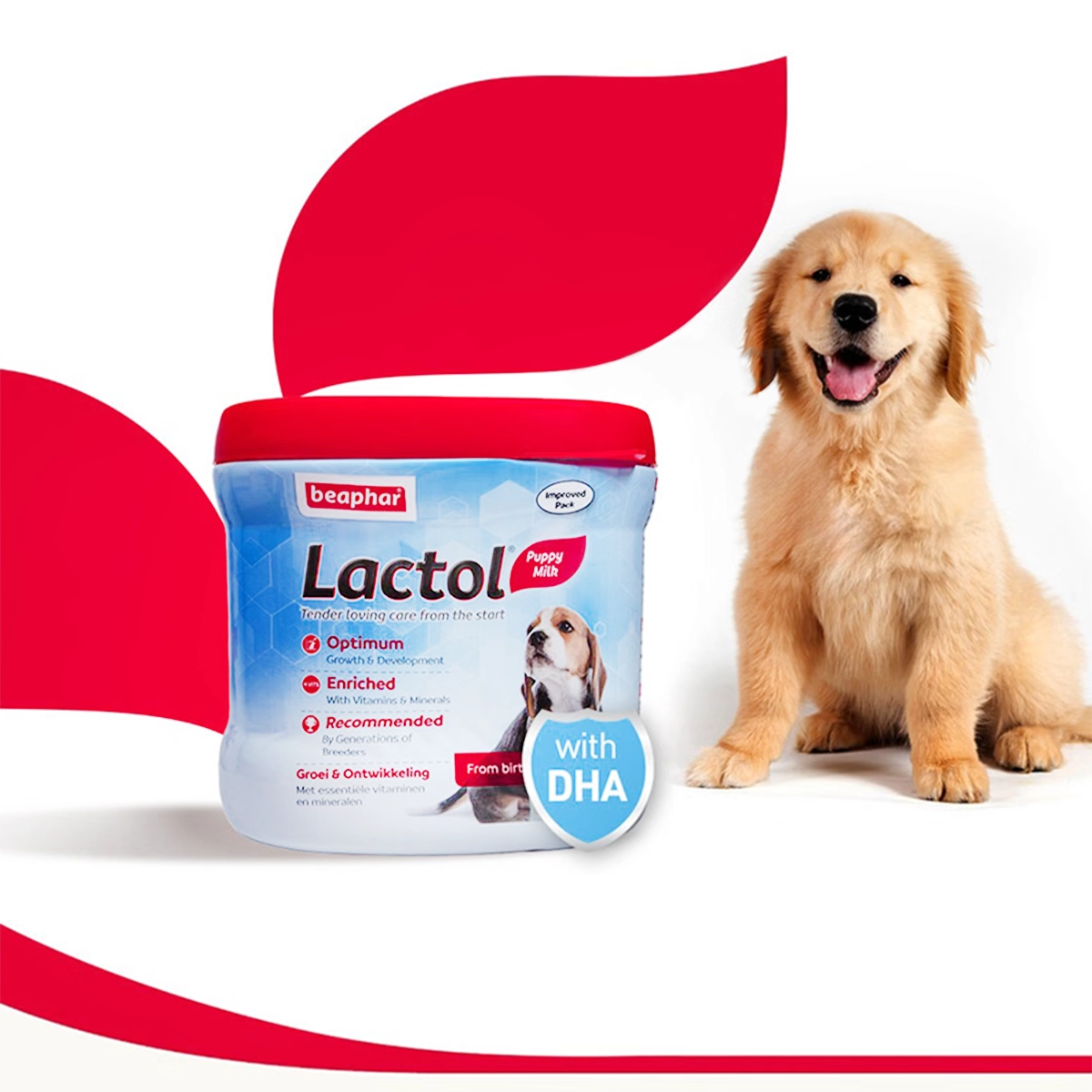 Beaphar Lactol (Milk Replacer) for Newborn & Weaning Puppies (200g)