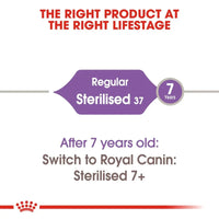 Royal Canin Sterilised 37 Adult Dry Cat Food - All Breed - Zigly