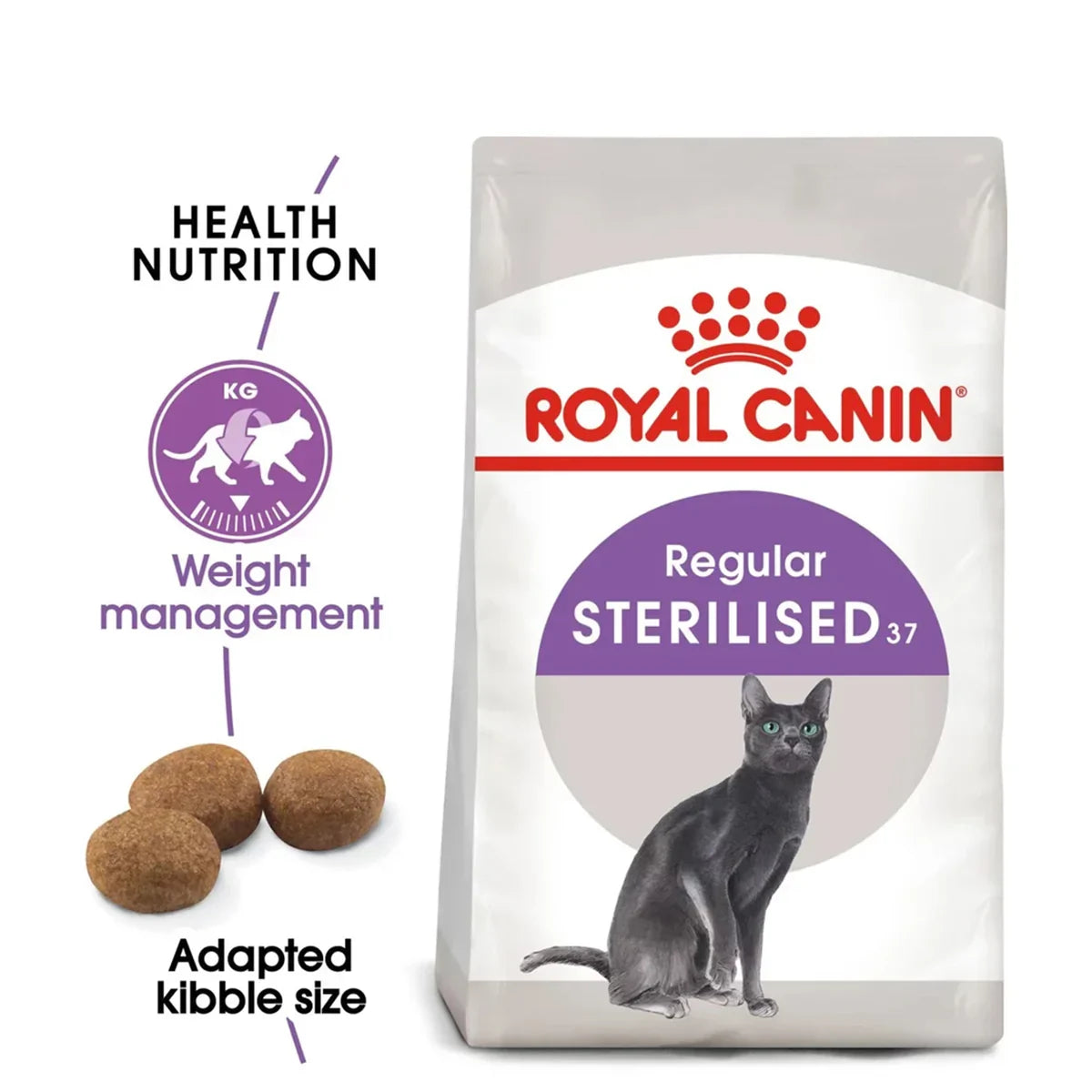 Royal Canin Sterilised 37 Adult Dry Cat Food - All Breed - Zigly