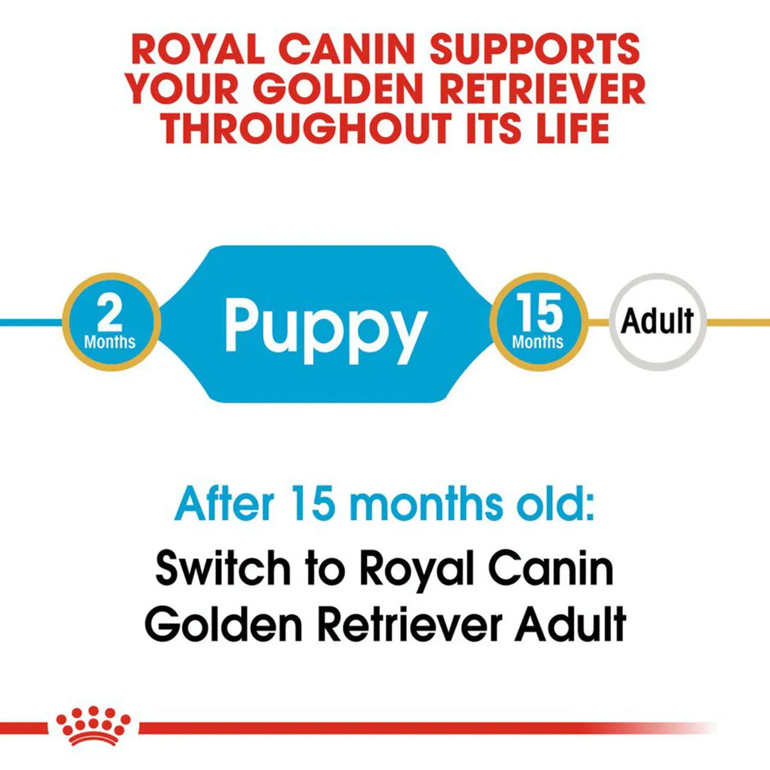 Royal Canin Golden Retriever Puppy Dry Dog Food - Zigly