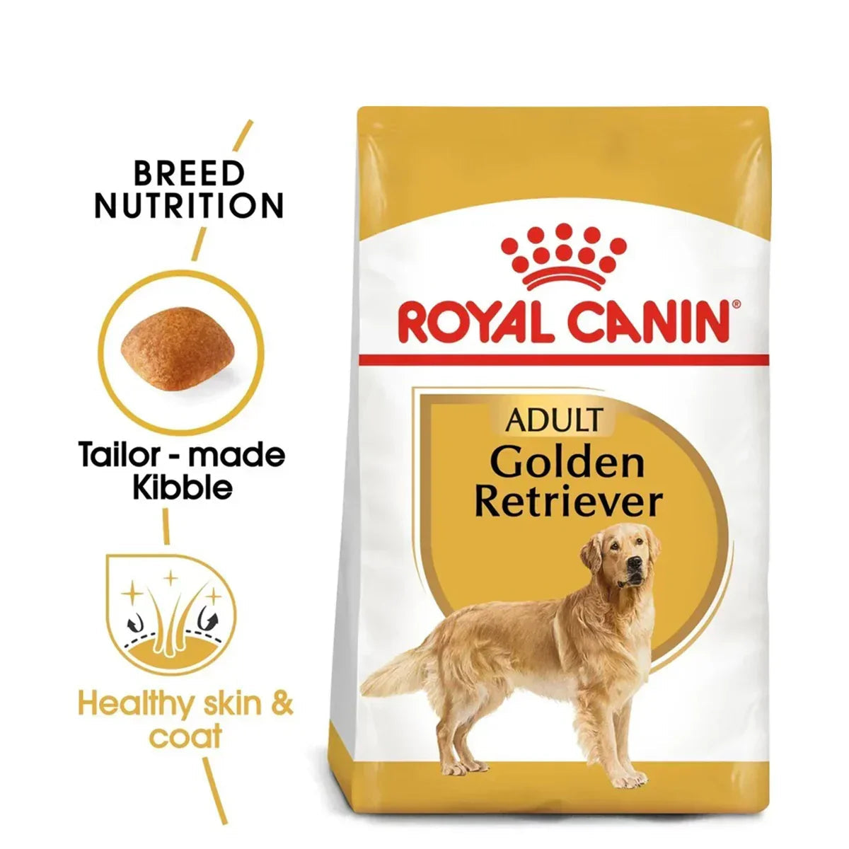 Royal Canin Golden Retriever Adult Dry Dog Food - Zigly