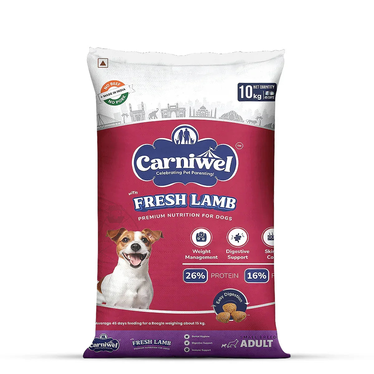 Carniwel Fresh Lamb Dry Dog Food for Small Breed, Adult - Zigly