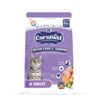 Carniwel Fresh Fish & Shrimp Dry Cat Food, Adult - Zigly