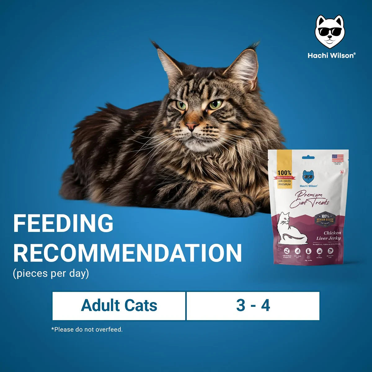 Hachi Wilson Chicken Liver Jerky Premium Cat Treat - 70g - Zigly