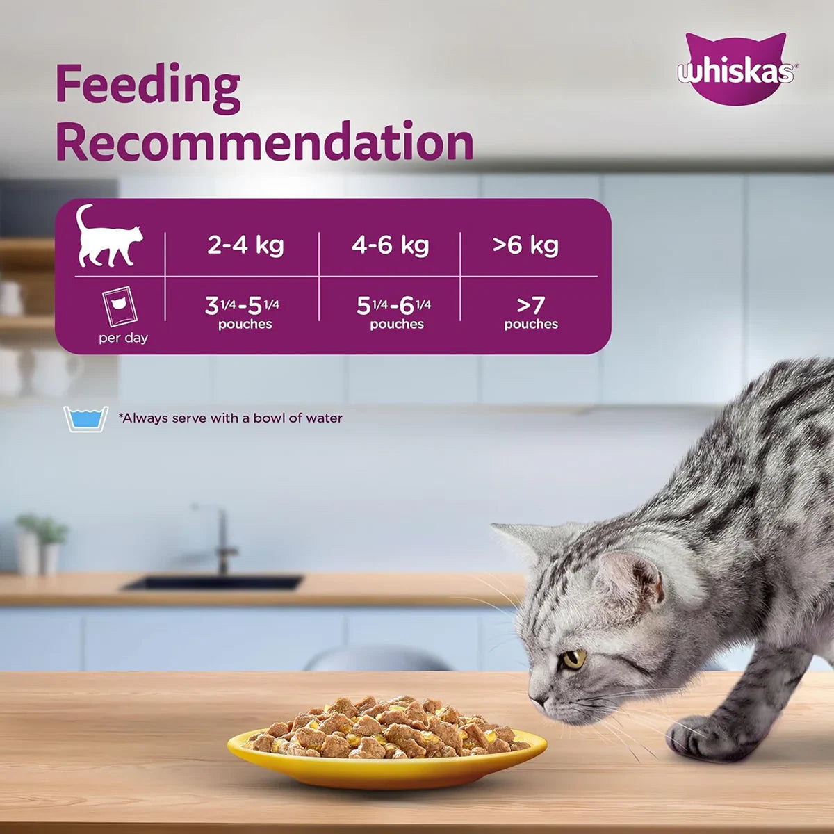 Whiskas Adult Chicken In Gravy Wet Cat Food - 85g - Zigly