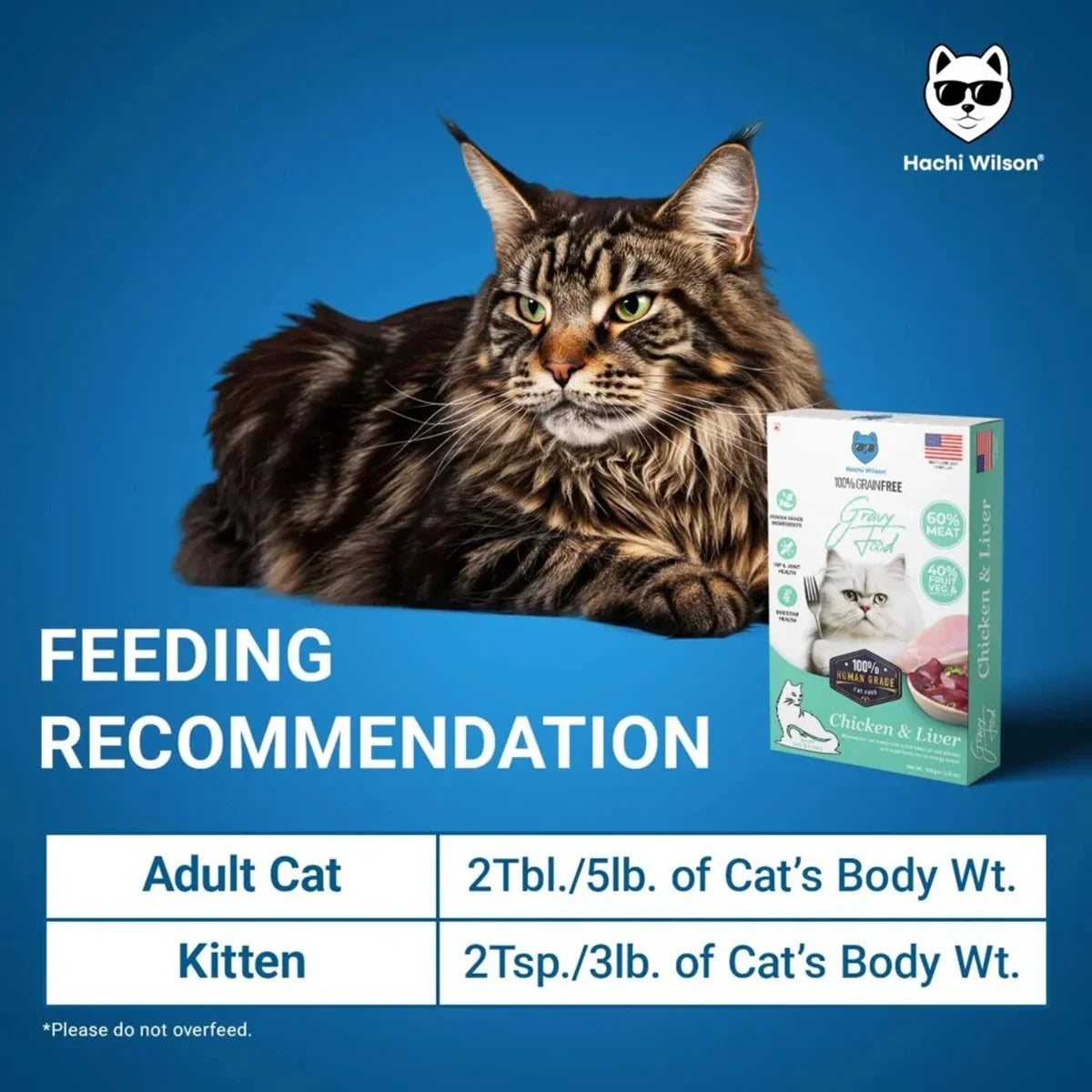 Hachi Wilson Chicken & Liver Premium Gravy Cat Food - 100g - Zigly