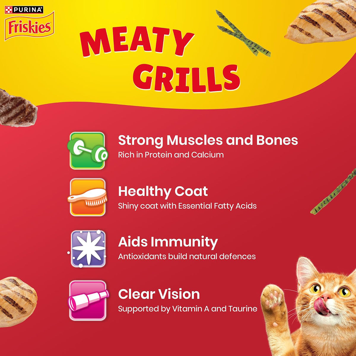 Friskies Meaty Grills Adult Dry Cat Food
