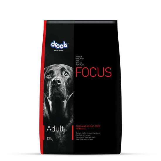 Drools Focus All Breed Adult Dry Dog Food - 12kg - Zigly