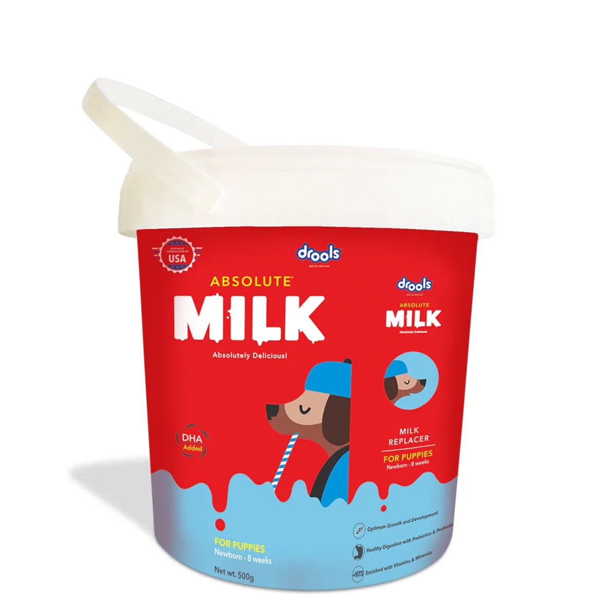 Drools Absolute Milk Weaning Puppy Food  500g - Zigly