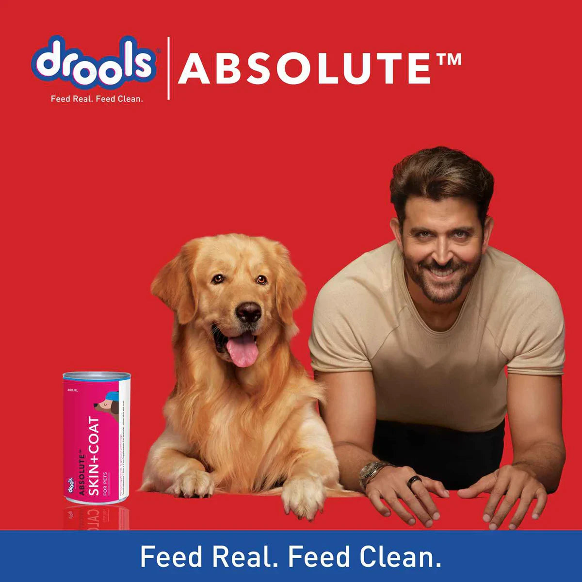 Drools Absolute Skin & Coat Syrup Supplement For Dogs - 300 ml - Zigly
