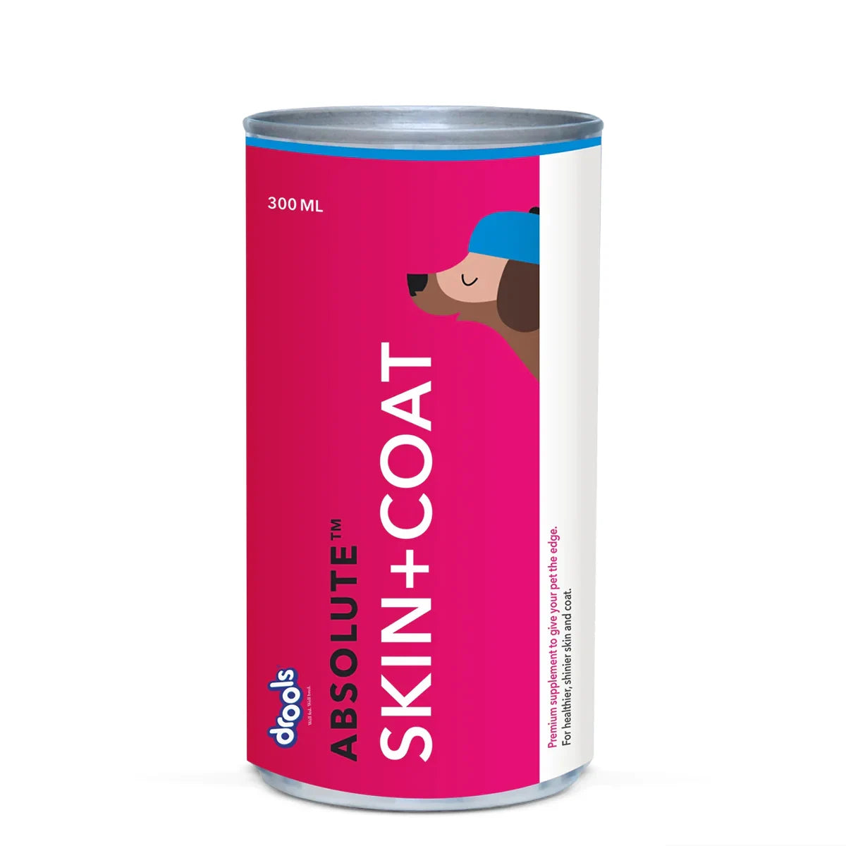 Drools Absolute Skin & Coat Syrup Supplement For Dogs - 300 ml - Zigly