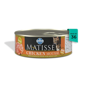 Matisse Chicken Mousse Wet Cat Food Adult - 80g - Zigly