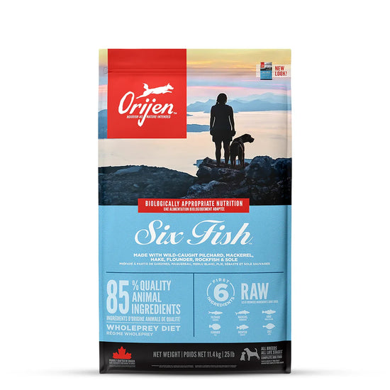 Orijen 6 Fish Dry Dog Food - All Breed & Ages - Zigly