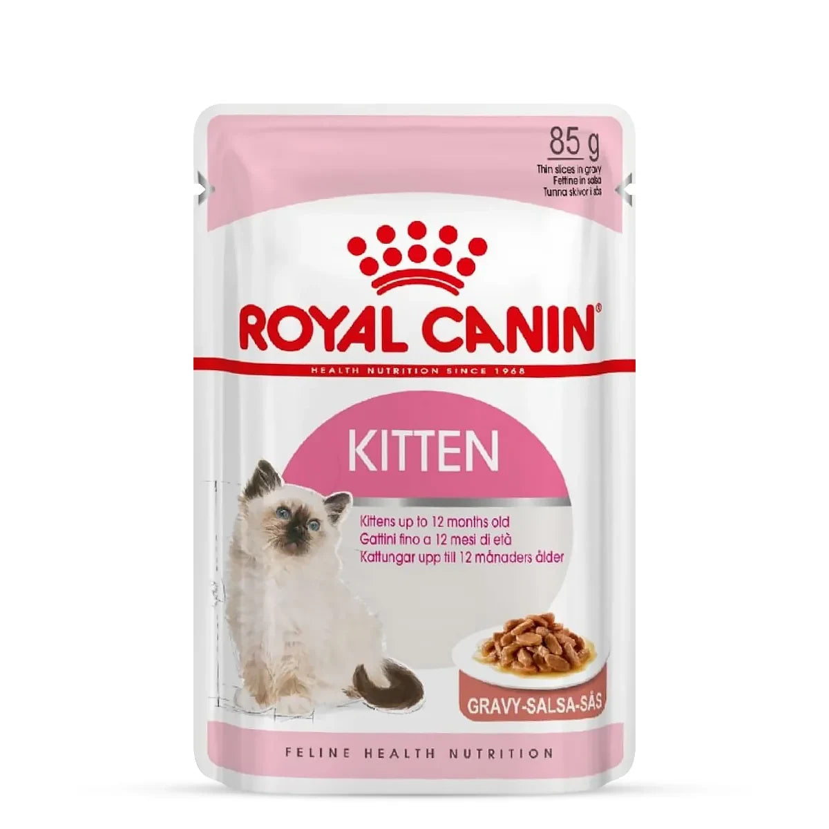 Royal Canin Kitten Gravy-Salsa Instinctive Pack Wet Cat Food - All Breed - 85g - Zigly