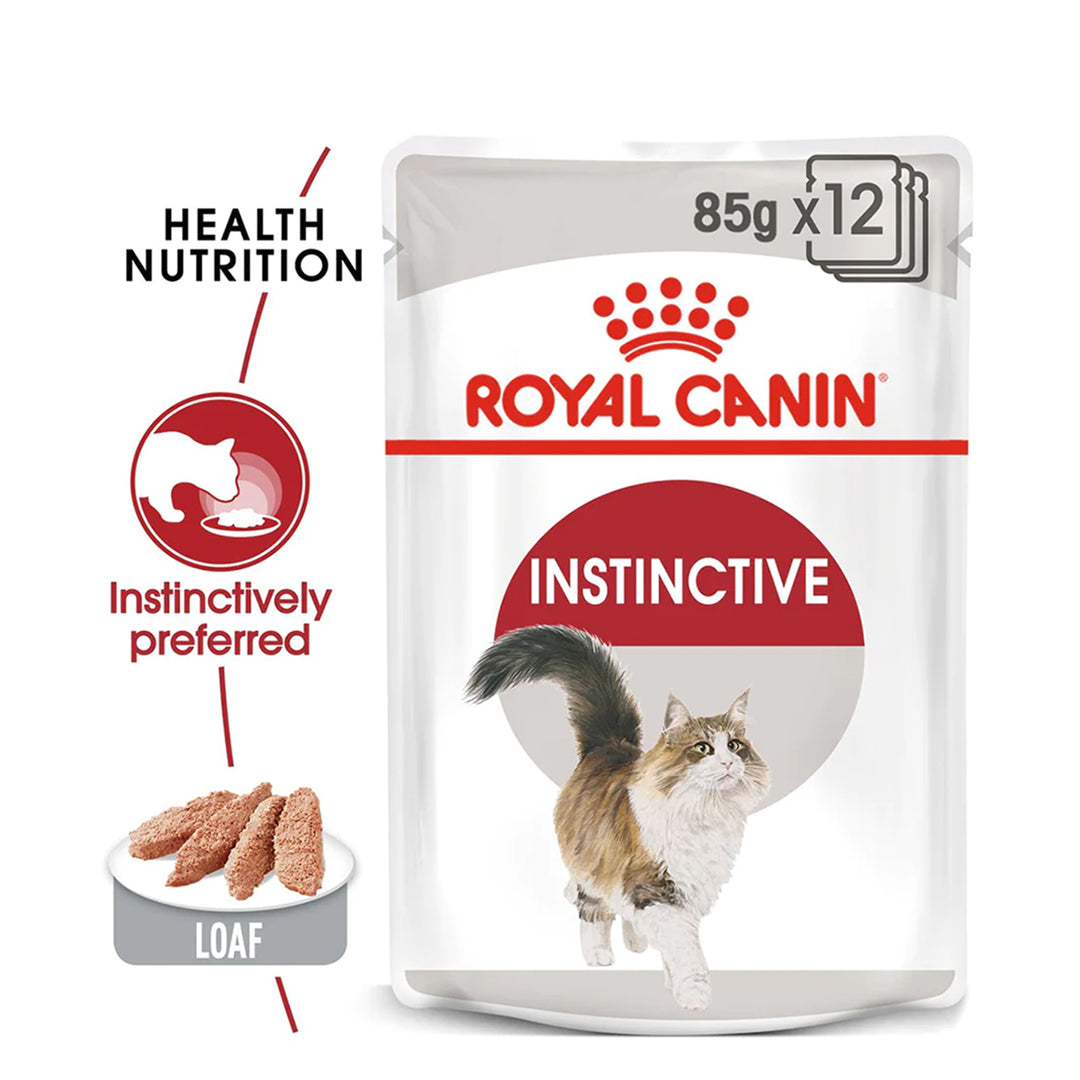 Royal Canin Instinctive Loaf Wet Cat Food - All Breed Adult - 85g - Zigly