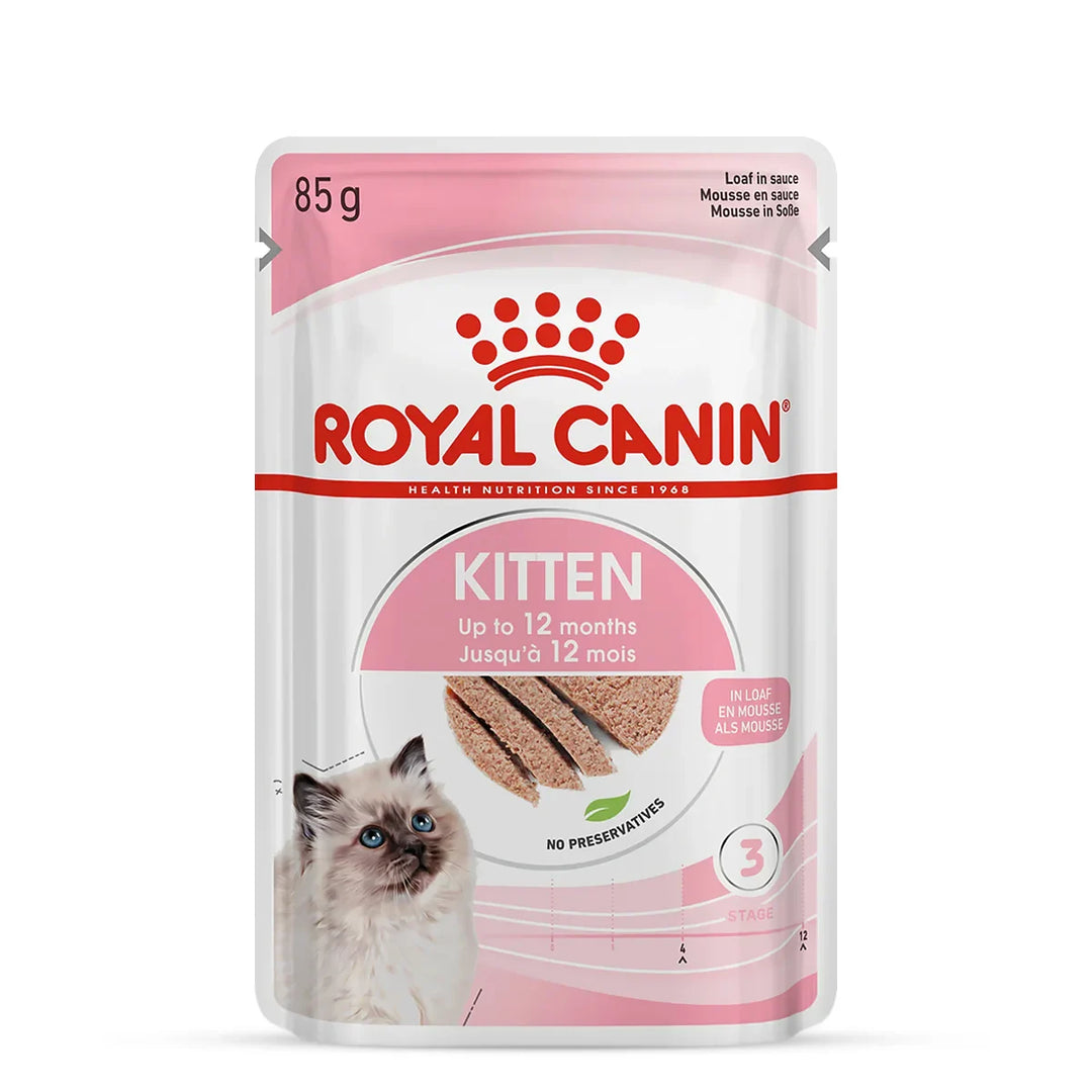 Royal Canin Instinctive Loaf Kitten Wet Cat Food - All Breed - 85g - Zigly