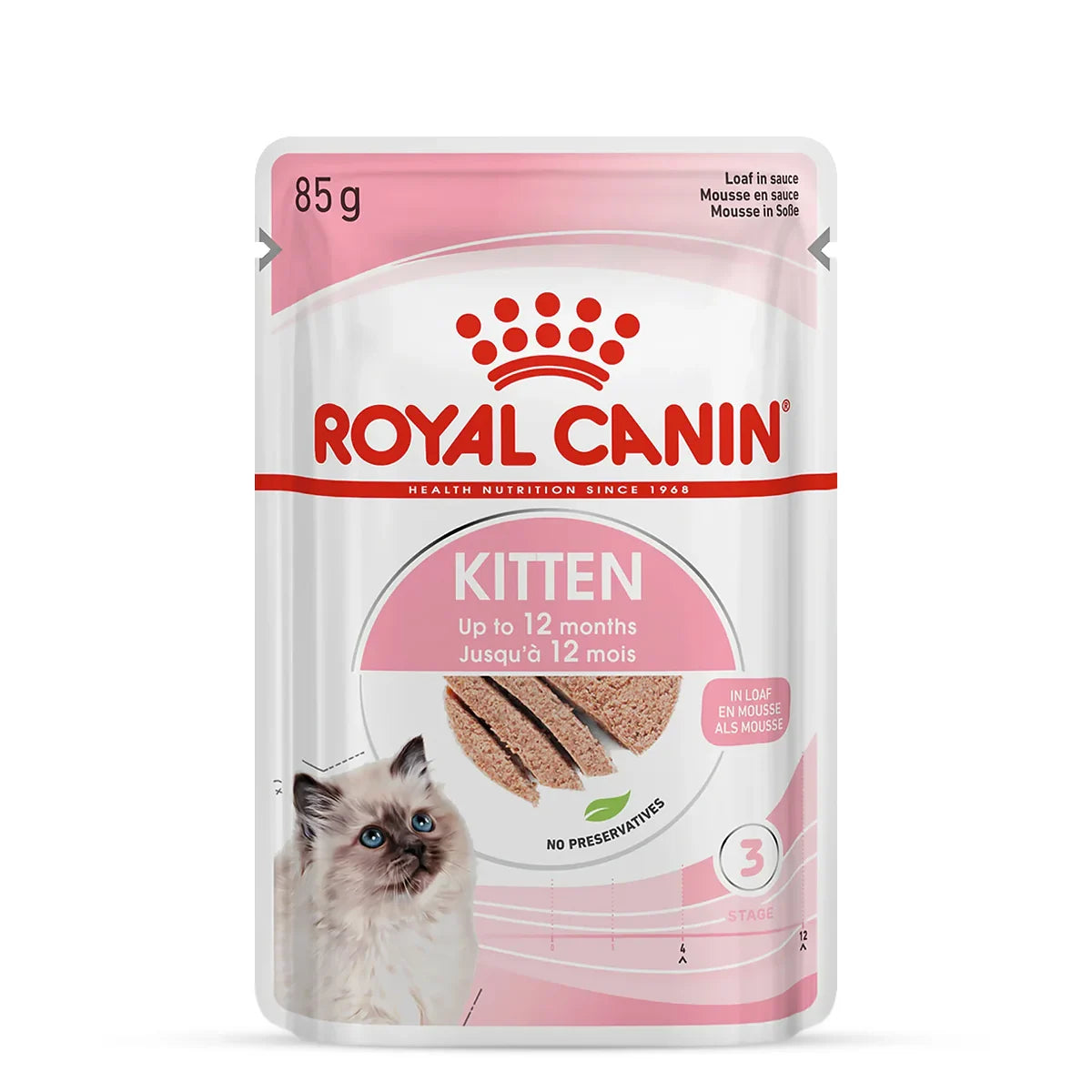 Royal Canin Instinctive Loaf Kitten Wet Cat Food - All Breed - 85g - Zigly