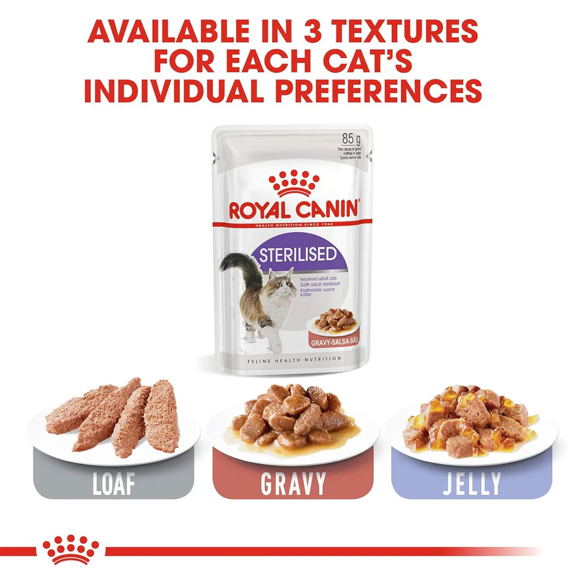 Royal Canin Sterilised Wet Cat Food - All Breed Adult - 85g - Zigly