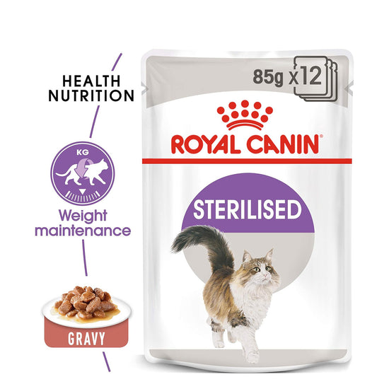 Royal Canin Sterilised Wet Cat Food - All Breed Adult - 85g - Zigly