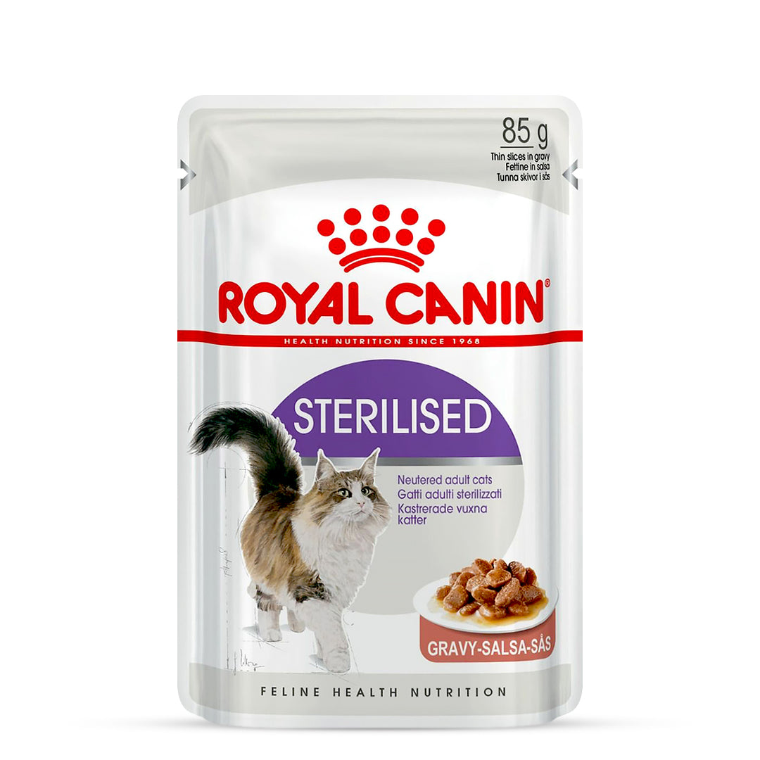 Royal Canin Sterilised Wet Cat Food - All Breed Adult - 85g - Zigly