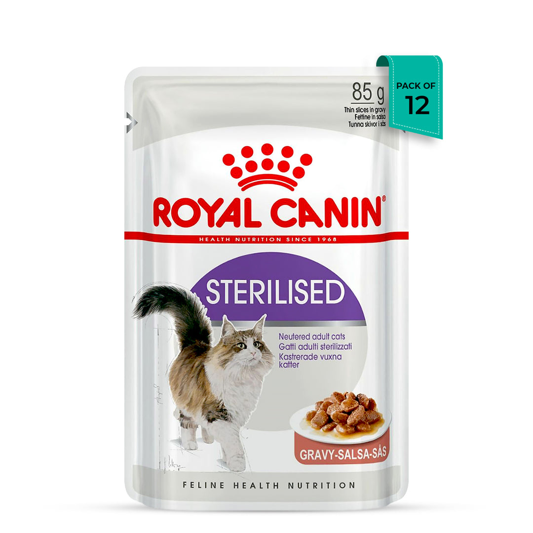 Royal Canin Sterilised Wet Cat Food - All Breed Adult - 85g - Zigly